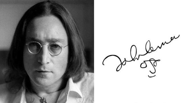 San'at asari darajasidagi imzo. Mashxurlarning noodatiy imzolari.