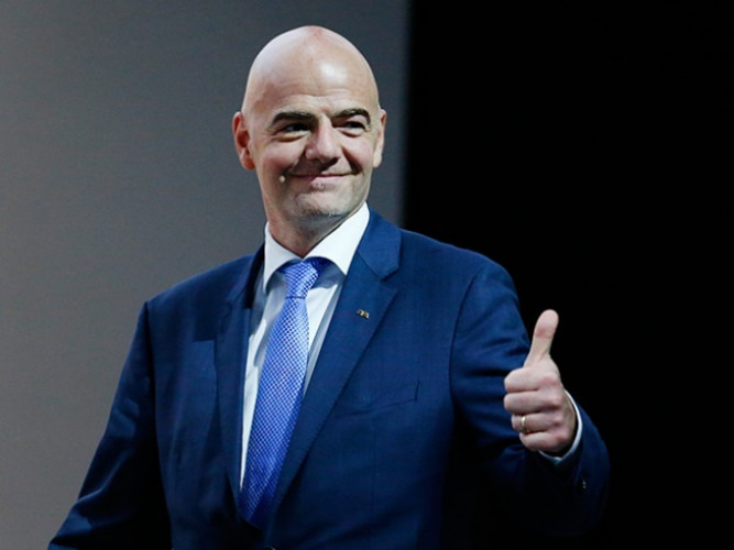 FIFA prezidenti «Paxtakor»ni tabrikladi