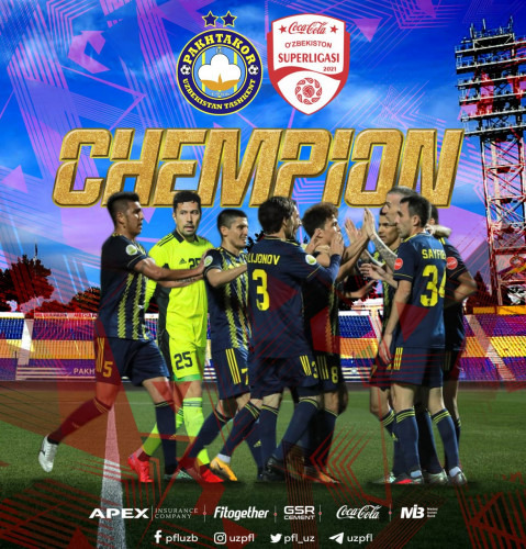 “Paxtakor” O'zbekiston Superligasi-2021 chempioniga aylandi