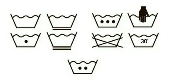 Uchburchak, to'rtburchak, dumaloq. Kiyim yorlig'idagi belgilar nimani anglatadi? (foto)