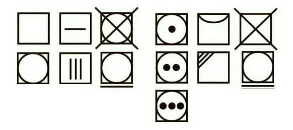 Uchburchak, to'rtburchak, dumaloq. Kiyim yorlig'idagi belgilar nimani anglatadi? (foto)