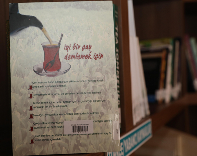 Turkiyada «choy kutubxonasi» ochildi