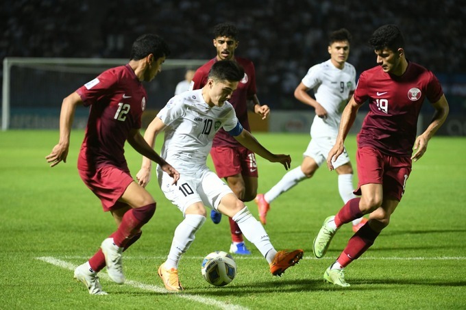 O'zbekiston U-23 Osiyo Kubogida Qatarni mag'lub etdi (foto)