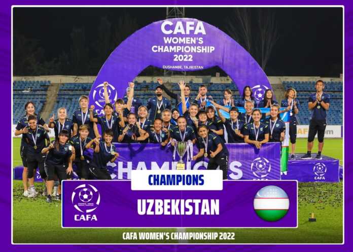 O'zbekiston CAFA Womenʼs Championship-2022 turnirida chempion bo'ldi