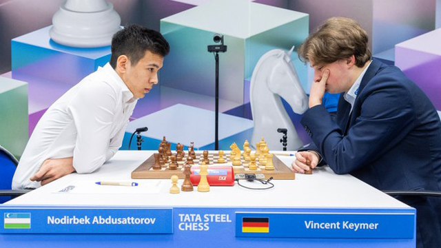 Tata Steel Chess 2023. Abdusattorov deyarli 7 soatlik o'yinda qiyin durangga erishdi