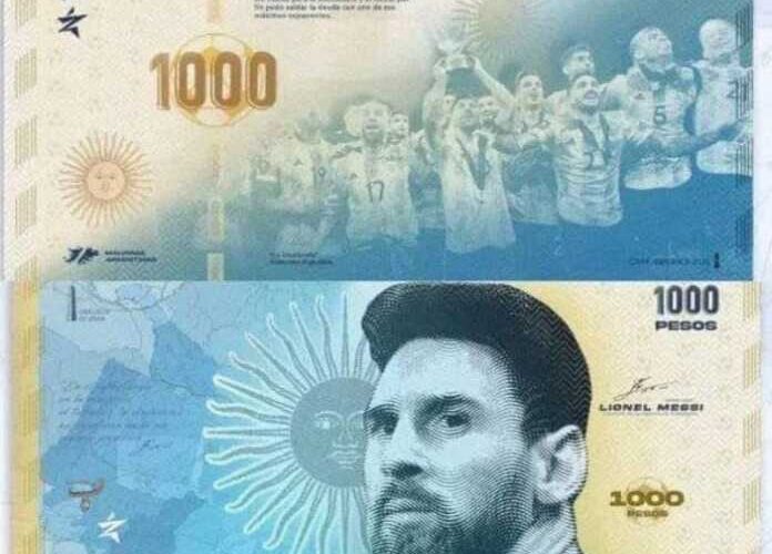 Argentinada Messi tasviri tushirilgan banknotalar ishlab chiqarilishi mumkin