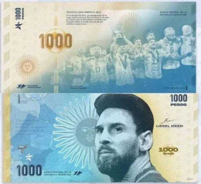 Argentinada Messi tasviri tushirilgan banknotalar ishlab chiqarilishi mumkin Argentinada Messi tasviri tushirilgan banknotalar ishlab chiqarilishi mumkin