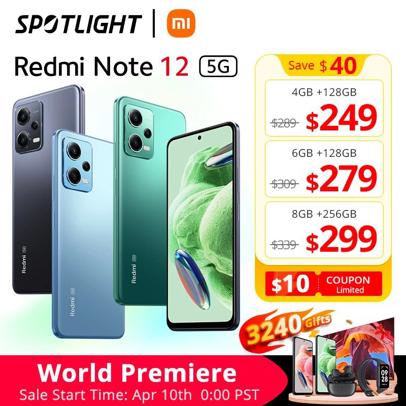 Hurmatiga. Redmi Note 12 5G va Note 12 smartfonlarining global premyerasi xaridorlarni chegirmalar va sovg‘alar kutmoqda1