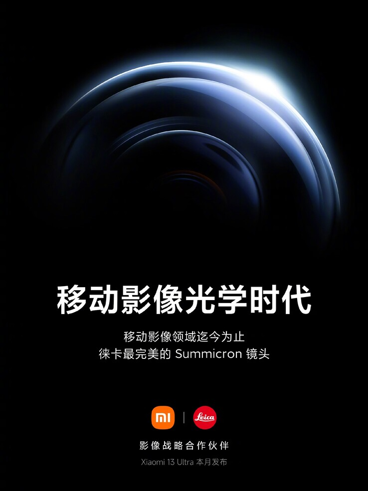 Xiaomi’ning Leica Summicron linzali 13 Ultra flagman smartfoni aprel oyida taqdim etiladi Leica Summicron ob'ektivli Xiaomi 13 Ultra flagman smartfoni 1 aprelda taqdim etiladi