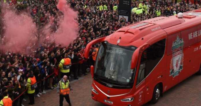 “Manchester Siti” bilan o'yindan so'ng “Liverpul” avtobusiga hujum qilindi