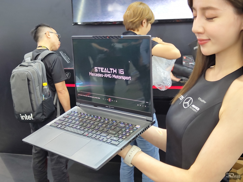 MSI 4K OLED ekranli Mercedes-AMG Motorsport Stealth 16 noutbukini taqdim etdi. 