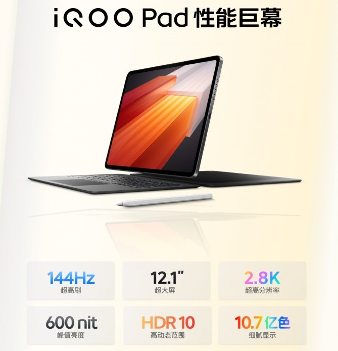 Vivo-ni taqdim etdi. dyuymli iQOO Pad plansheti va simsiz quloqchinlar iQOO TWS Air Pro Noise Canceling1