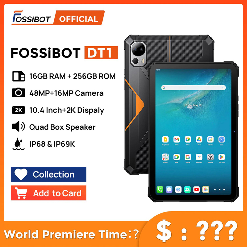 FOSSiBOT Rugged DT1 planshet sovg'asini ishga tushirdi1