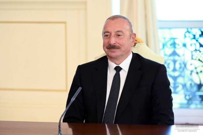 Ilhom Aliyev Shavkat Mirziyoyevning saylovdan keyingi ilk davlat tashrifi Ozarbayjonga bo'lganini alohida qayd etdi