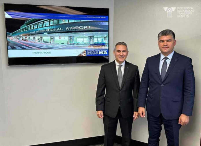 Toshkent va Mayami o'rtasida muntazam aviaqatnovlarni yo'lga qo'yish muhokama qilindi